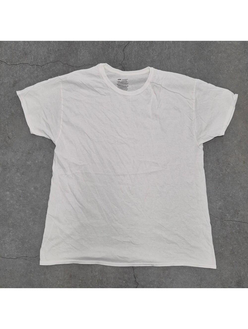 Hanes Plain White T Shirt